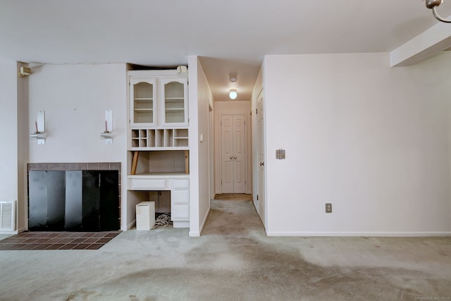 25 Janet Cir Unit F, Bridgeport, CT 06606 - unfurnished living room with carpet floors and an office area