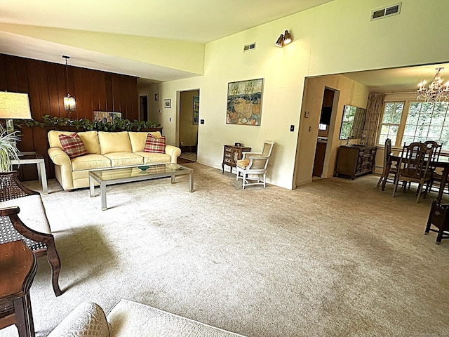 51 Westridge Dr, Avon, CT 06001 - carpeted living area featuring a chandelier