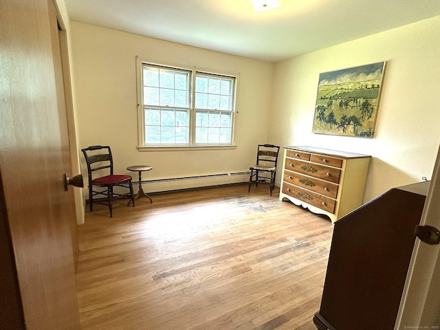 51 Westridge Dr, Avon, CT 06001 - sitting room featuring wood finished floors and baseboard heating
