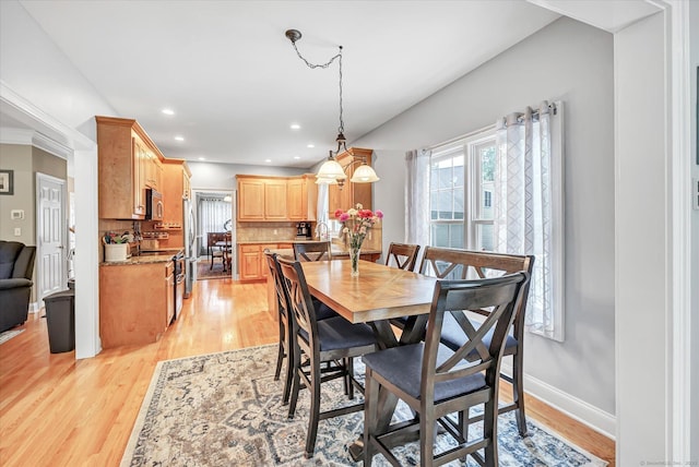 24 Windflower Ln, Shelton, CT 06484 - dining space featuring light wood-type flooring and recessed lighting