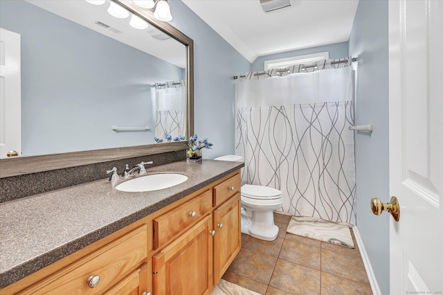 24 Windflower Ln, Shelton, CT 06484 - bathroom featuring vanity, tile patterned flooring, and curtained shower