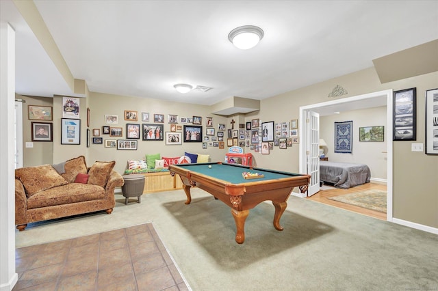 24 Windflower Ln, Shelton, CT 06484 - playroom with billiards table and baseboards