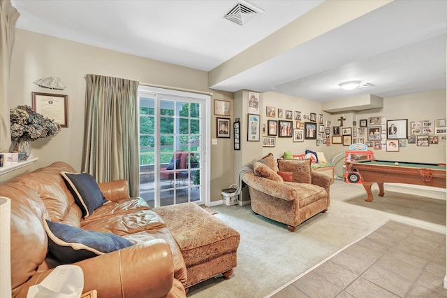 24 Windflower Ln, Shelton, CT 06484 - living area featuring pool table and carpet