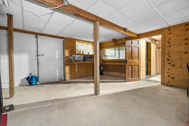 1276 N Ave, Stratford, CT 06614 - miscellaneous room with a drop ceiling