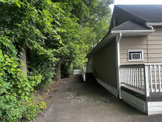 855 Thompsonville Rd, Suffield, CT 06078 - view of home's exterior with a shingled roof