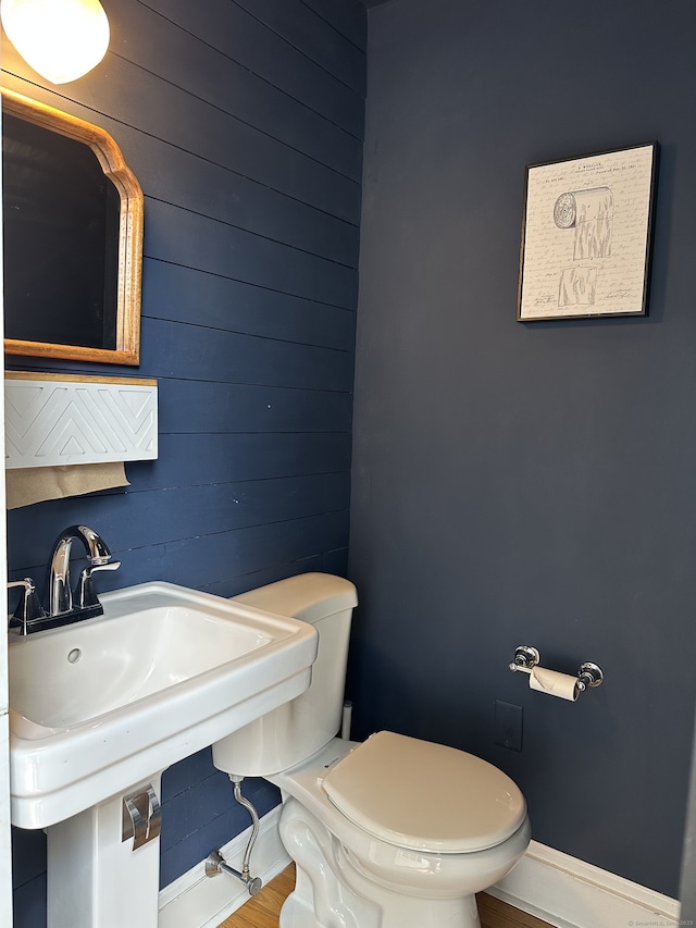6 Fairview Ave, Wallingford, CT 06492 - bathroom with toilet and wood walls