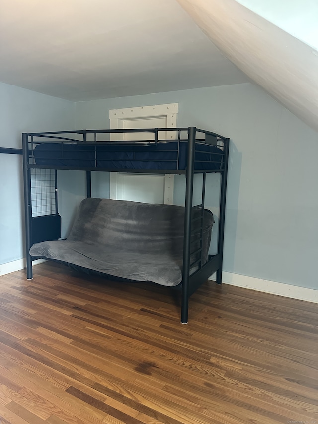 6 Fairview Ave, Wallingford, CT 06492 - bedroom featuring wood finished floors and vaulted ceiling