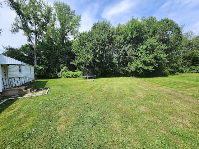 5 Cascio Rd, Ansonia, CT 06401 - view of green lawn featuring a trampoline