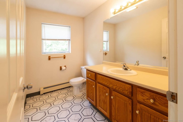 145 Manners Ave, Naugatuck, CT 06770 - bathroom featuring baseboard heating and vanity