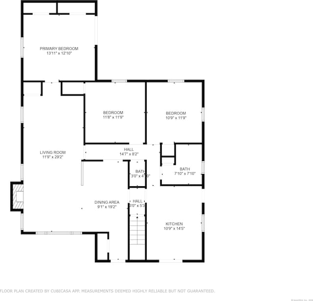 18 Nye St, Vernon, CT 06066 - view of floor plan / room layout