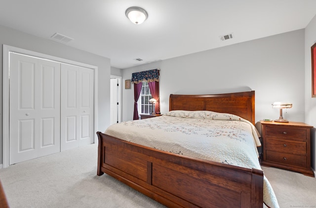 233 W Rd, East Haddam, CT 06420 - bedroom with light colored carpet and a closet