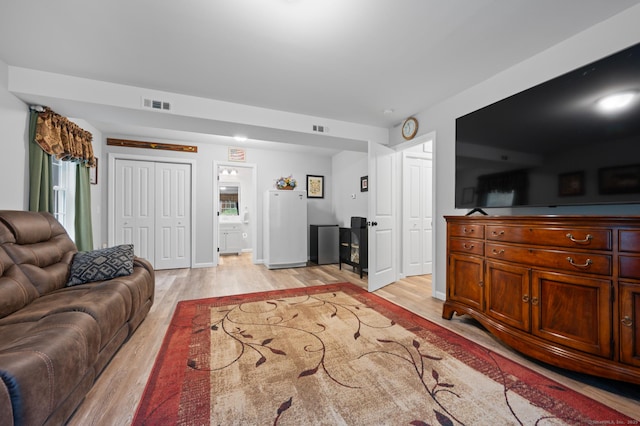 233 W Rd, East Haddam, CT 06420 - living area featuring light wood-style flooring