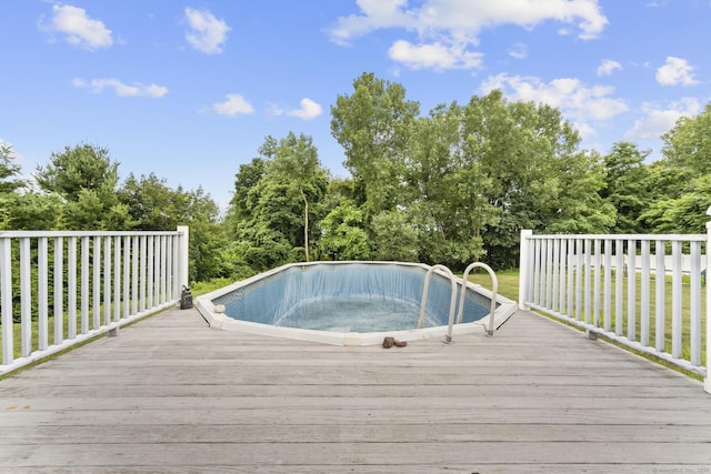 31 Crimson Hts, Portland, CT 06480 - deck featuring a hot tub