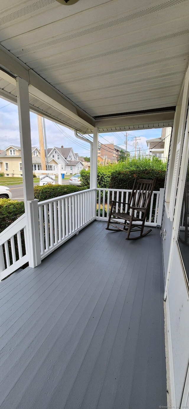 108 School St, Hamden, CT 06518 - view of wooden porch