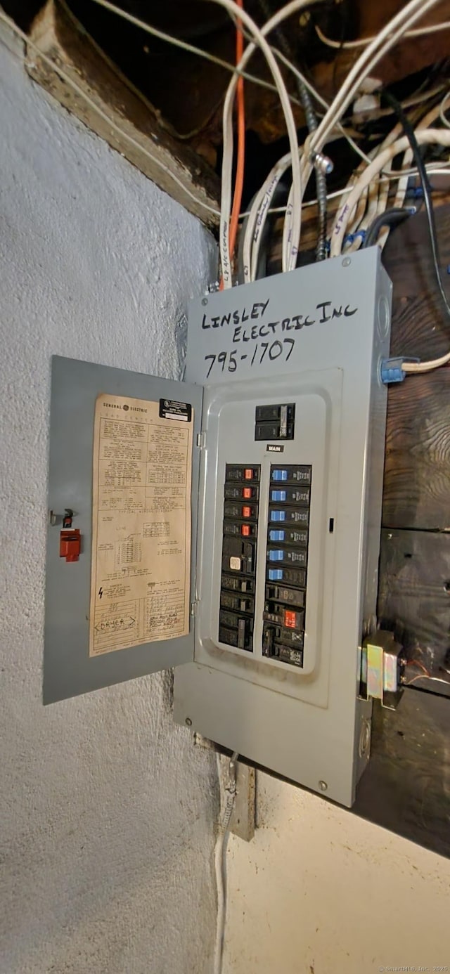 108 School St, Hamden, CT 06518 - utility room featuring electric panel