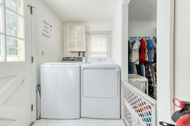 6 Rau Street Ext, Vernon, CT 06066 - laundry room featuring independent washer and dryer and plenty of natural light