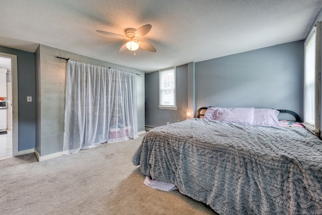 6 Rau Street Ext, Vernon, CT 06066 - carpeted bedroom with a textured ceiling and ceiling fan