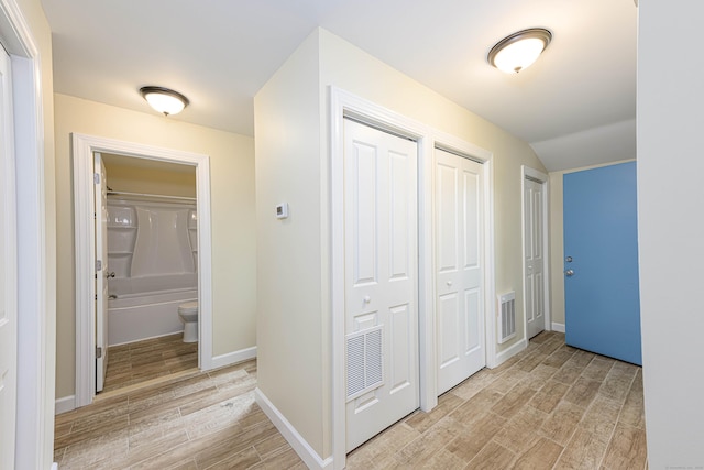 17 Pilgrim Hbr Unit A, Wallingford, CT 06492 - hallway with light wood finished floors and baseboards
