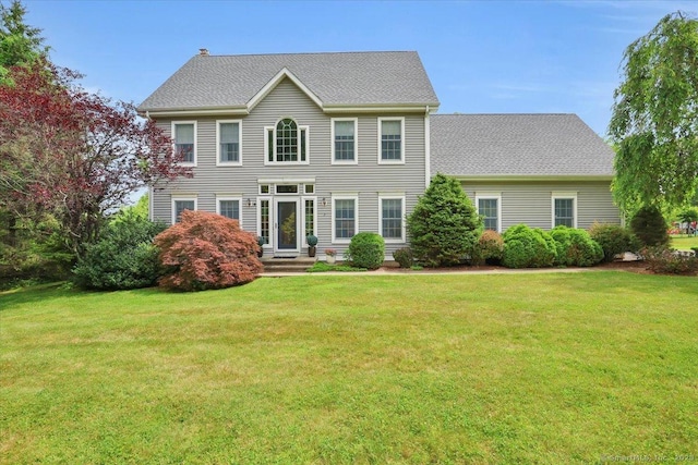2 Kimberly Way, Marlborough, CT 06447 - colonial-style house with a front yard and a shingled roof