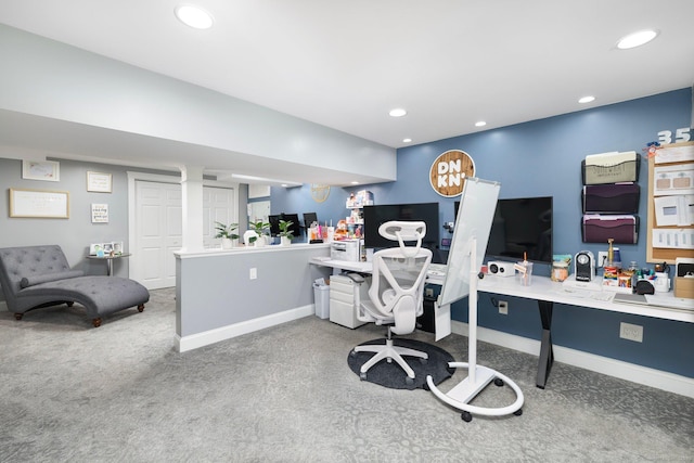 14 Finn Ln, Plainfield, CT 06374 - office space featuring carpet floors and recessed lighting
