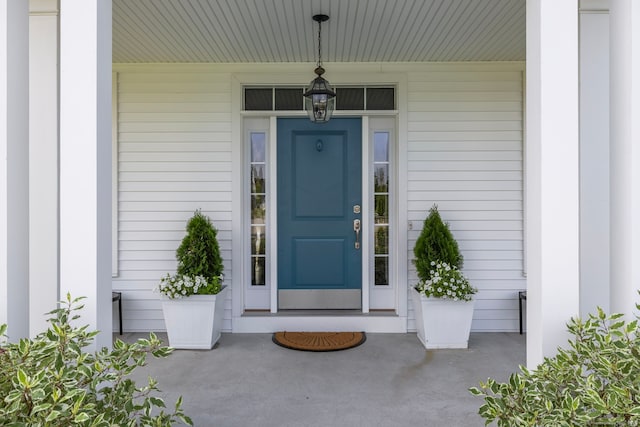 14 Finn Ln, Plainfield, CT 06374 - doorway to property featuring covered porch