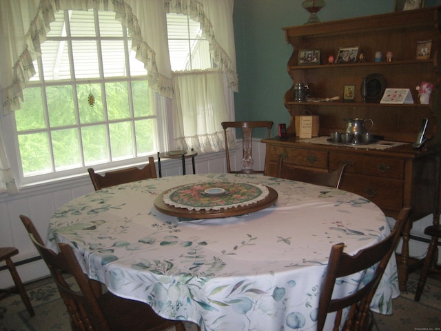 46 Wayne St, Norwich, CT 06360 - dining space with baseboard heating