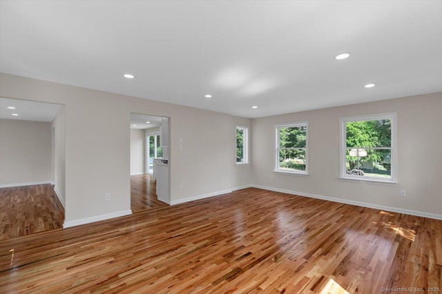219 Browning Rd, Norwich, CT 06360 - spare room with wood finished floors and recessed lighting