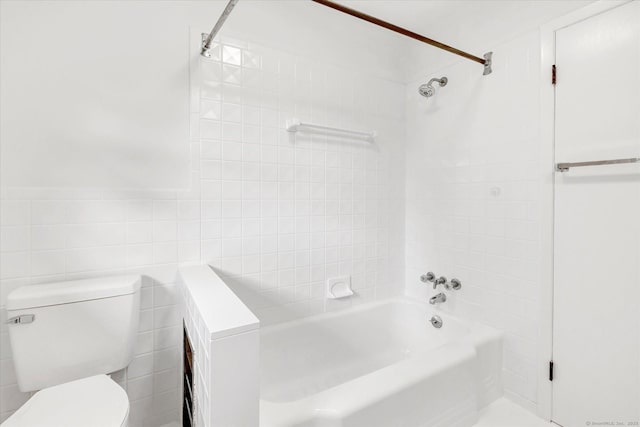 195 Whittier Rd, New Haven, CT 06515 - bathroom with bathtub / shower combination and tile walls