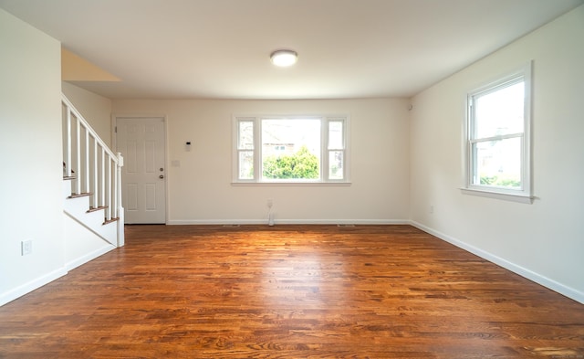 112 Pitt St, Bridgeport, CT 06606 - entryway with wood finished floors and stairway