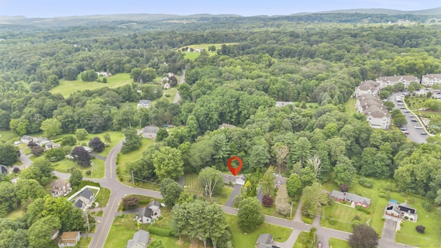 123 George St, Middletown, CT 06457 - drone / aerial view of a heavily wooded area