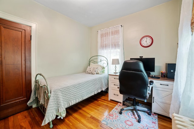 135 Park Ter, Waterbury, CT 06708 - bedroom with wood finished floors and an office area
