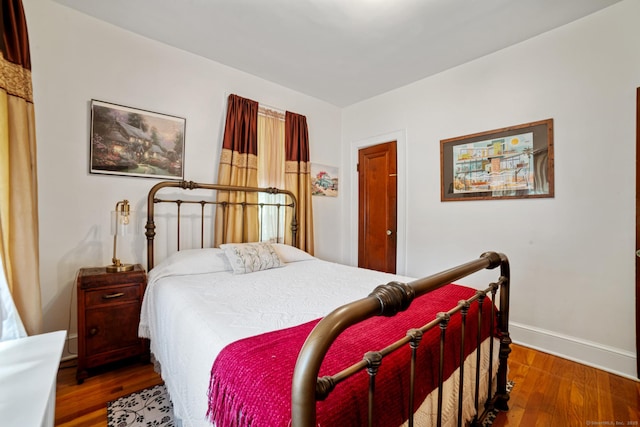 135 Park Ter, Waterbury, CT 06708 - bedroom featuring wood finished floors and baseboards