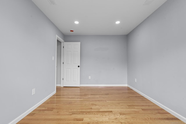 302 Fieldwood Rd, Waterbury, CT 06704 - spare room with light wood-style flooring and recessed lighting