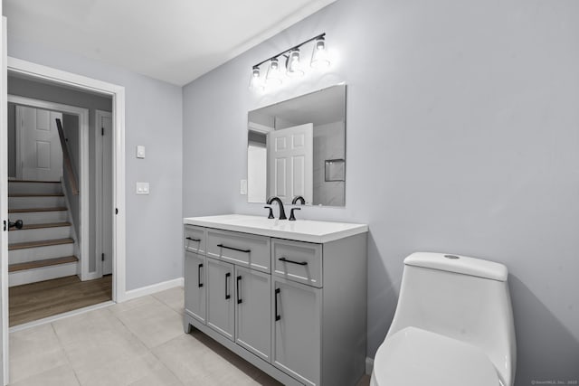 302 Fieldwood Rd, Waterbury, CT 06704 - bathroom featuring vanity and tile patterned flooring