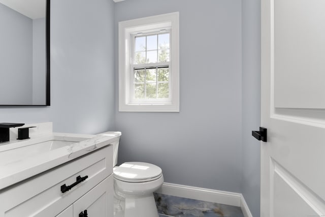 61 N Woods Rd, Hamden, CT 06518 - half bath with vanity and toilet
