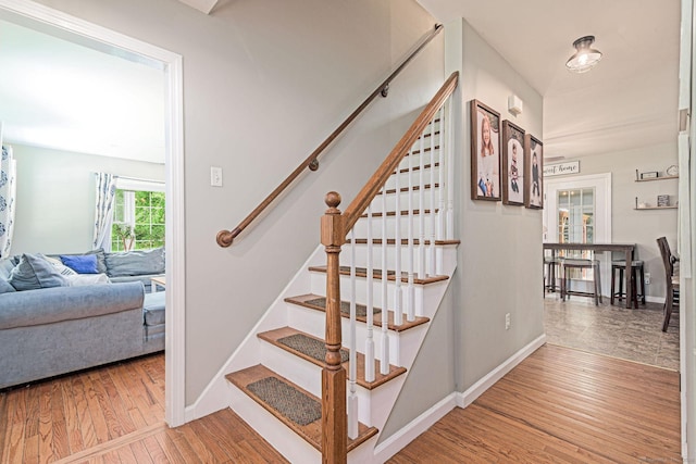 93 Cook Hill Rd, Killingly, CT 06239 - stairs featuring wood finished floors and baseboards