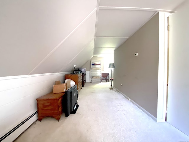 29 Grumman Ave, Wilton, CT 06897 - bonus room with a baseboard radiator and vaulted ceiling