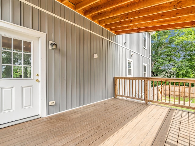 39 Beaver Brook Rd, Danbury, CT 06810 - view of wooden deck