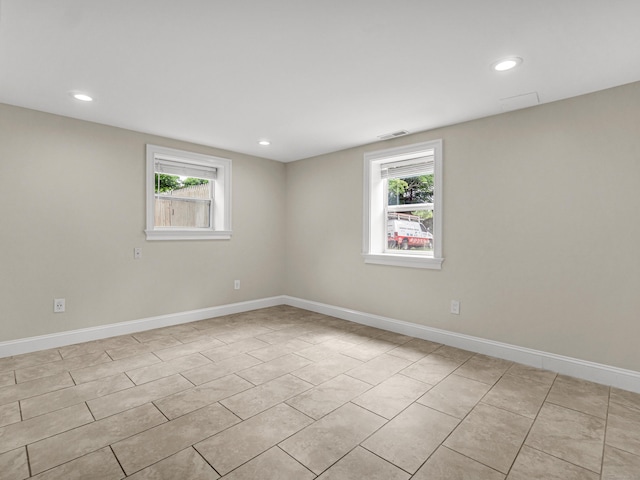 39 Beaver Brook Rd, Danbury, CT 06810 - unfurnished room featuring plenty of natural light, recessed lighting, and light tile patterned floors