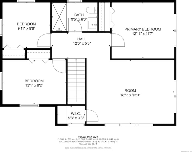 39 Beaver Brook Rd, Danbury, CT 06810 - view of home floor plan