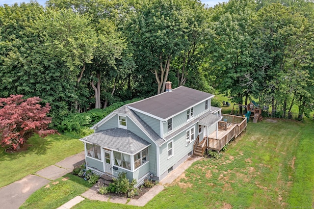 20 Harris St, Enfield, CT 06082 - aerial view of property and surrounding area