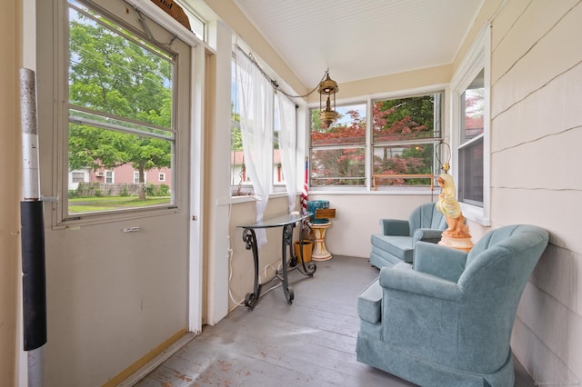 20 Harris St, Enfield, CT 06082 - sunroom with healthy amount of natural light and hardwood / wood-style floors