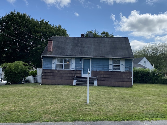 115 Cooper Dr, Waterbury, CT 06704 - view of front of property with a chimney and entry steps