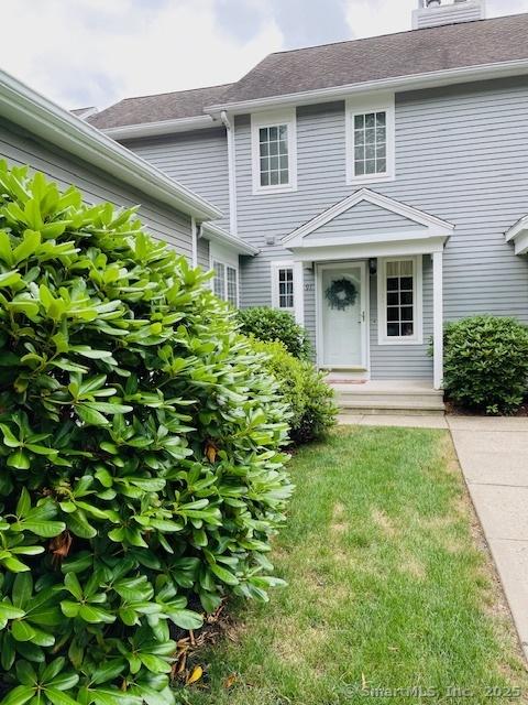 91 Copley Rd Unit 91, Glastonbury, CT 06073 - view of front of house with roof with shingles