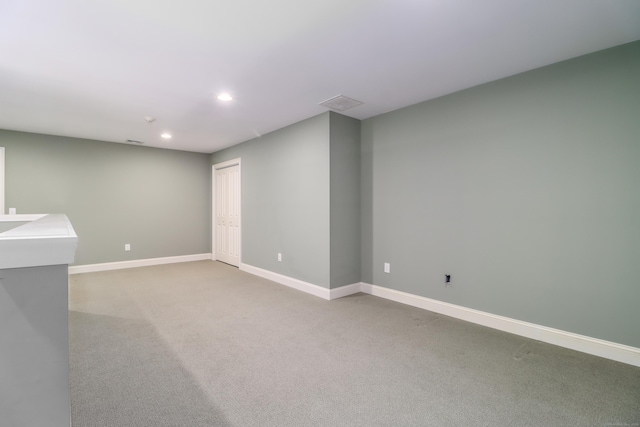 21 Great Heron Ln Unit 21, Brookfield, CT 06804 - basement featuring recessed lighting and carpet floors