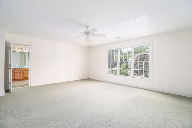 21 Great Heron Ln Unit 21, Brookfield, CT 06804 - empty room with light carpet and ceiling fan
