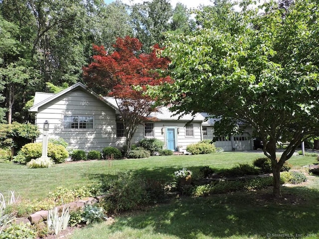 29 Graham Rd, East Windsor, CT 06016 - ranch-style home featuring a front lawn