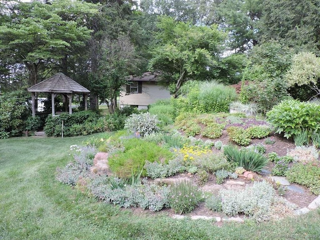 29 Graham Rd, East Windsor, CT 06016 - view of grassy yard featuring a gazebo