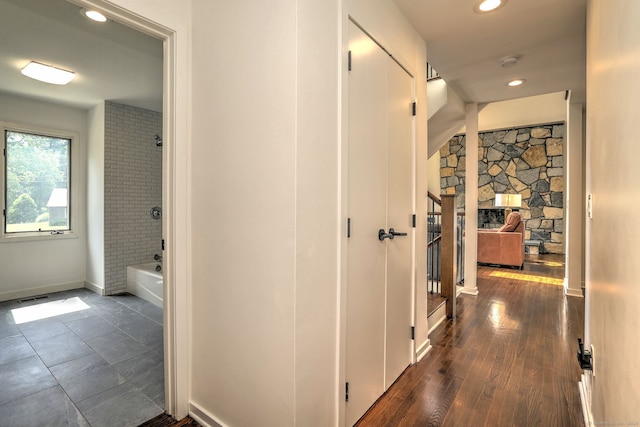 35 Millo Dr, Monroe, CT 06468 - corridor featuring baseboards and recessed lighting