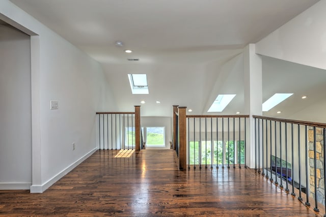 35 Millo Dr, Monroe, CT 06468 - empty room with a skylight, wood finished floors, and recessed lighting